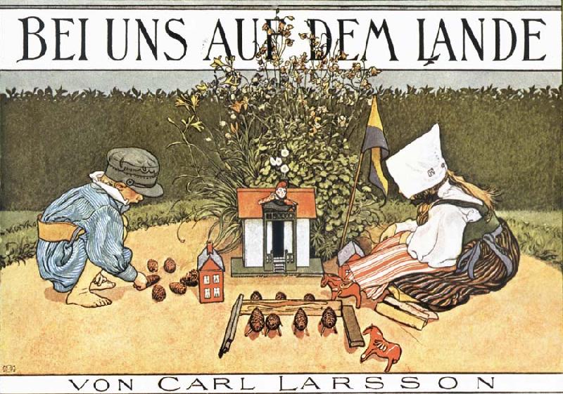 Carl Larsson Bei uns auf dem Lande oil painting image